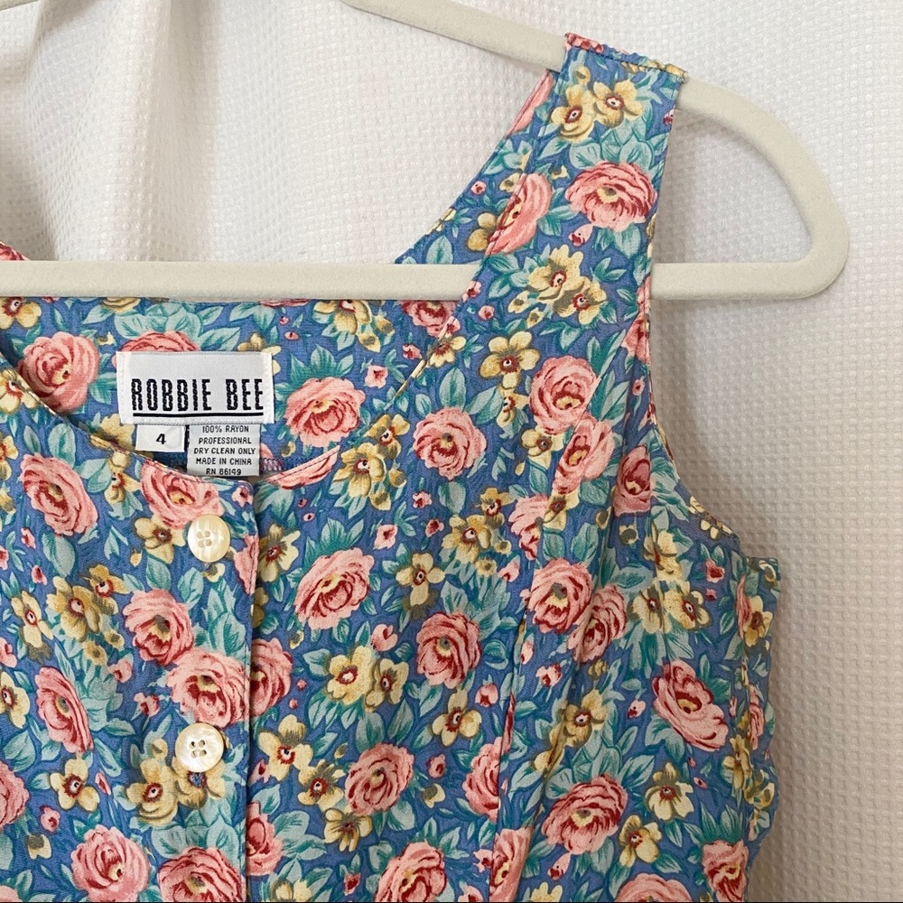 VTG Robbie Bee Pastel Floral Dress